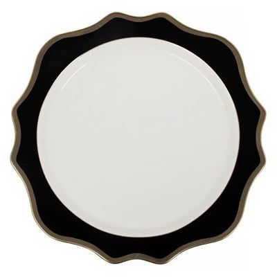 Mozzafiato Onyx & Gold Charger 13"